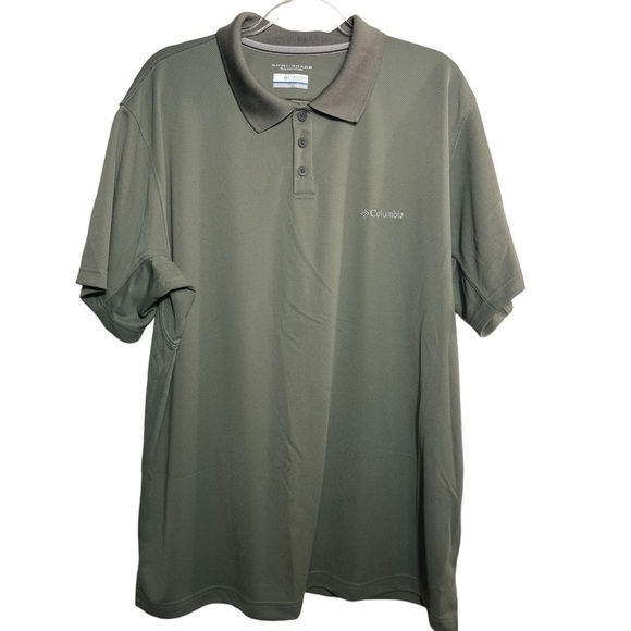 Columbia Other - Columbia Omni-Shade Polo Golf Shirt Olive Green w Logo Mens XXL